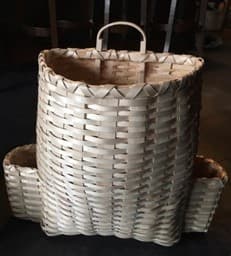 A pack basket made from black ash